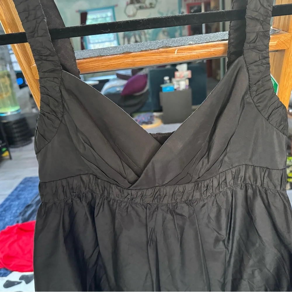 Adorable empire waist little black dress LBD size 8 - Picture 2 of 3